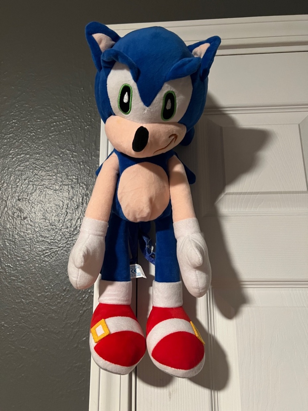 Sonic The Hedgehog Plush Backpack